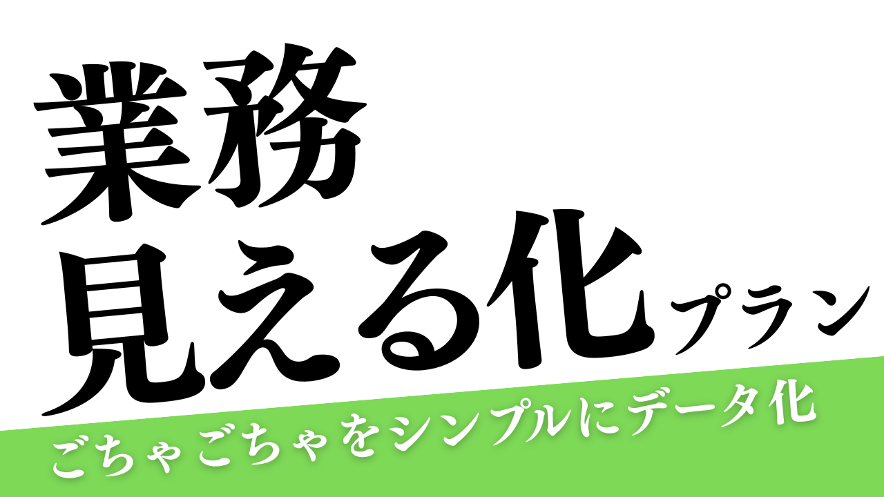 業務見える化プラン（月額）