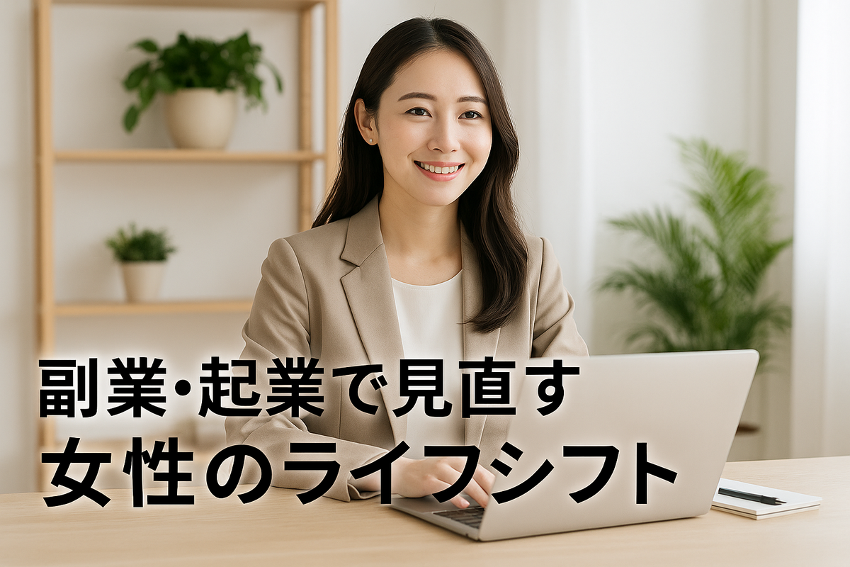 副業・起業で見直す女性のライフシフト