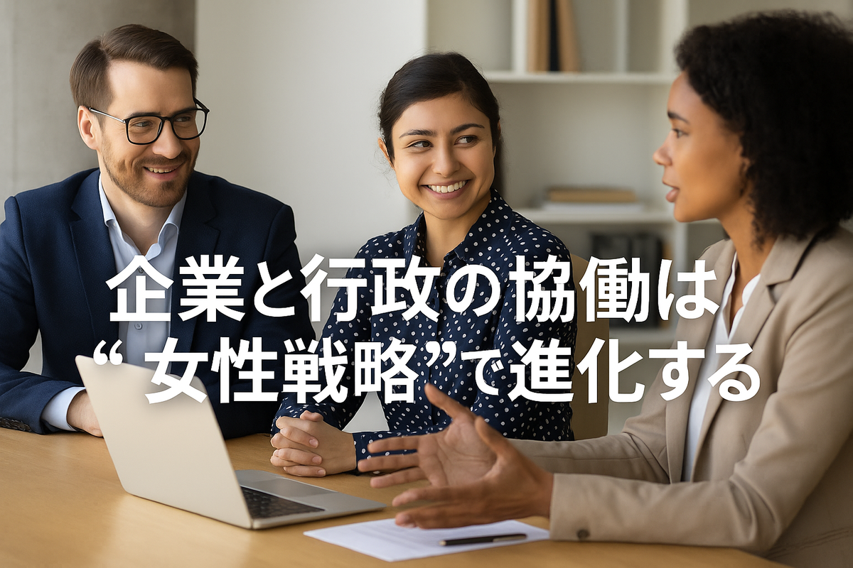企業と行政の協働は“女性戦略”で進化する