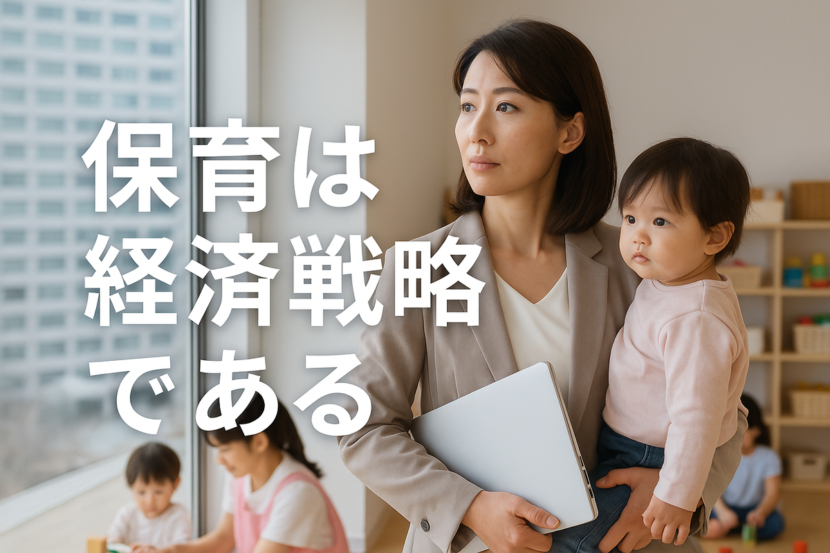 保育は“子育て支援”ではなく“経済戦略”である