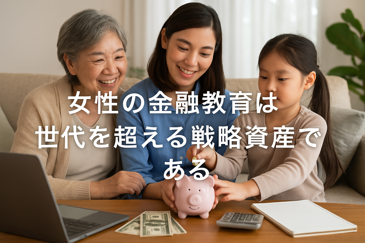 女性の金融教育は世代を超える戦略資産である