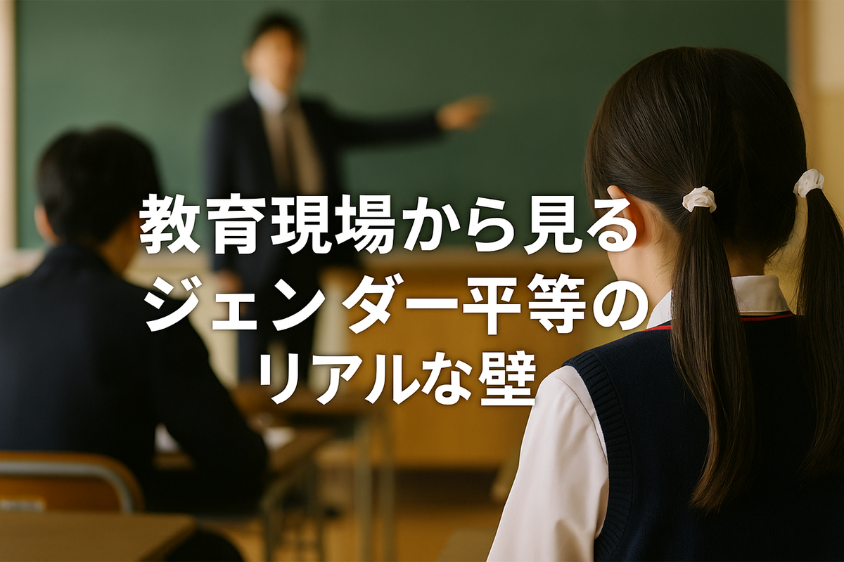 教育現場から見るジェンダー平等のリアルな壁