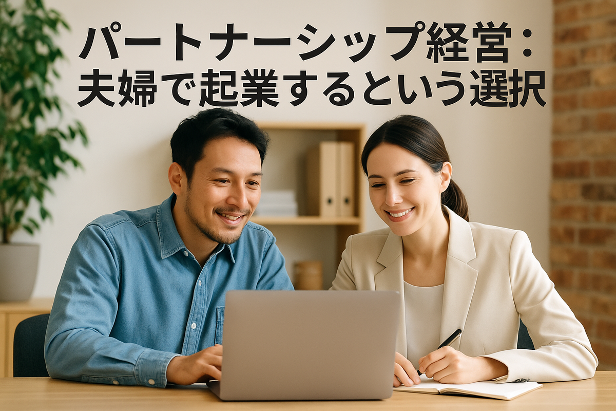 パートナーシップ経営：夫婦で起業するという選択