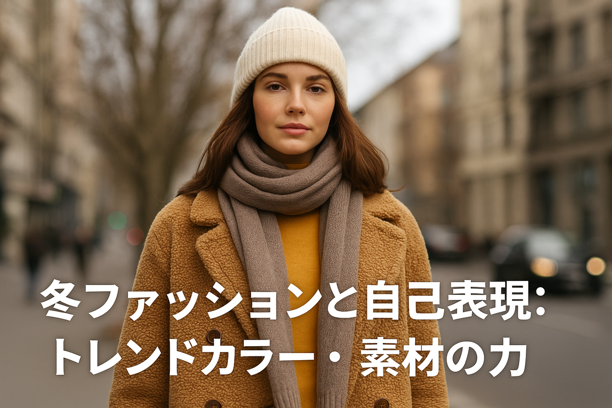 冬ファッションと自己表現：トレンドカラー・素材の力