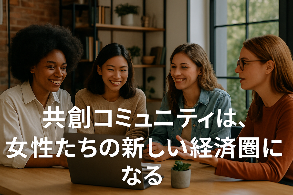 「共創コミュニティ」は、女性たちの新しい経済圏になる