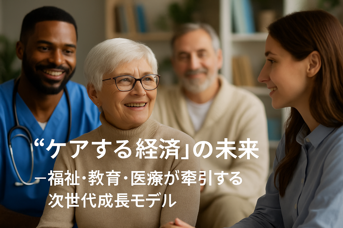 “ケアする経済”の未来——福祉・教育・医療が牽引する次世代成長モデル
