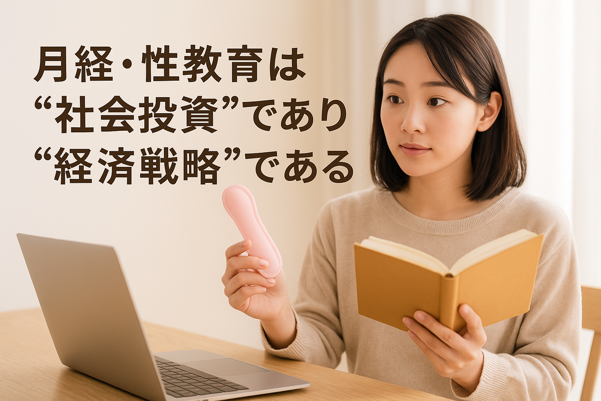 月経・性教育は“社会投資”であり“経済戦略”である