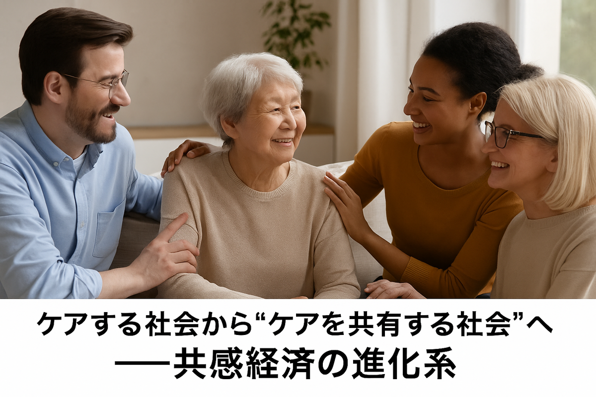 ケアする社会から“ケアを共有する社会”へ——共感経済の進化系