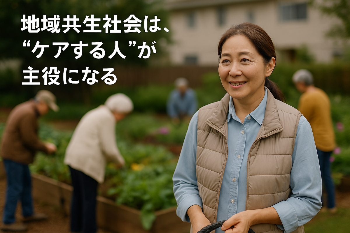 地域共生社会は、“ケアする人”が主役になる