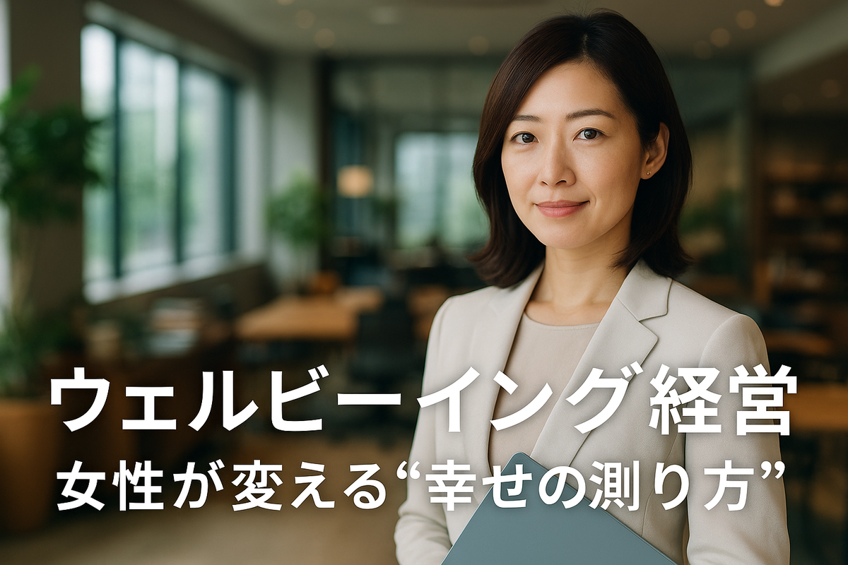 ウェルビーイング経営——女性が変える“幸せの測り方”