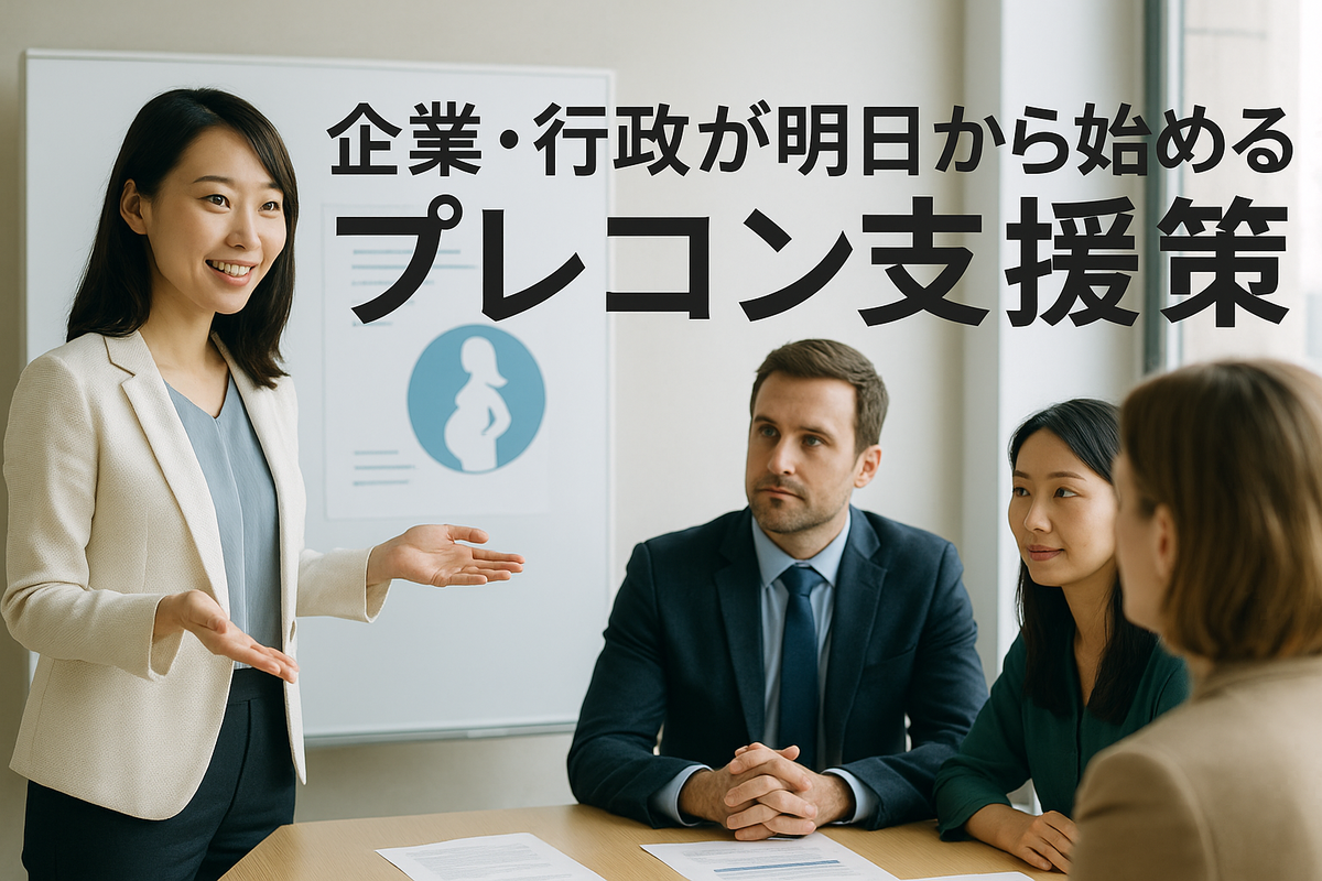 企業・行政が明日から始めるプレコン支援策