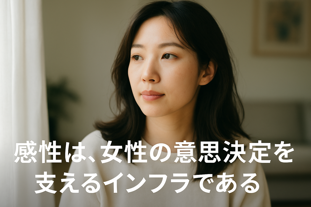 感性は、女性の意思決定を支えるインフラである
