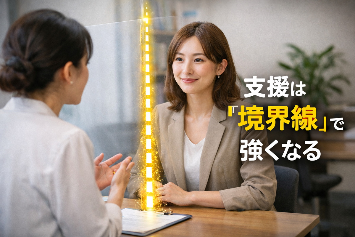 支援は“境界線”で強くなる
