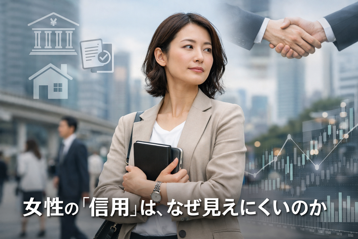 女性の「信用」は、なぜ見えにくいのか