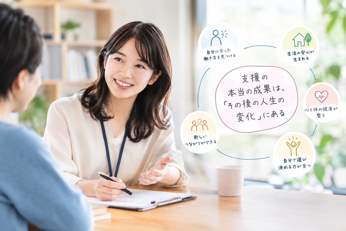 「何人を支援したか」だけでは、成果は測れない