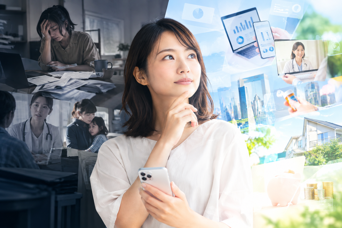 女性の「データ格差」は、人生の選択肢を左右する